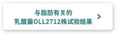 与脂肪有关的乳酸菌OLL2712株试验结果